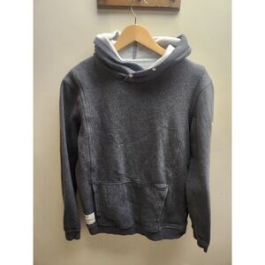 ASICS Women's Charcoal Grey Hoodie Fleece Lined Casual Athleisure Size S